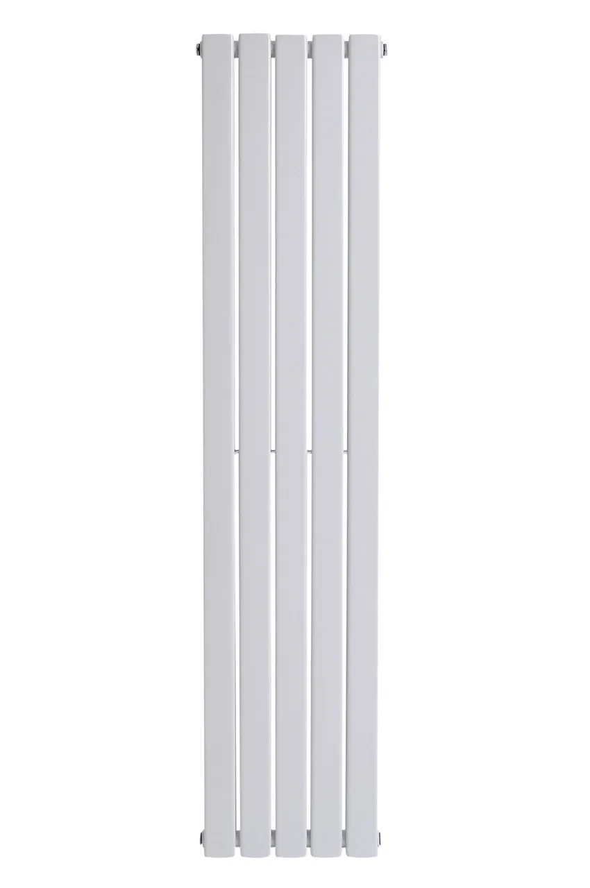 Вертикальный дизайнерский радиатор отопления ARTTIDESIGN Livorno II 5/1200/340/50 белый матовый Фото - 3